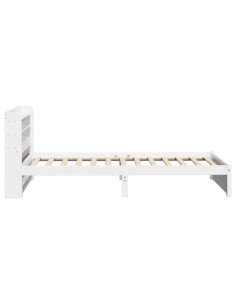 Giroletto con Testiera senza Materasso Bianco 90x200 cm