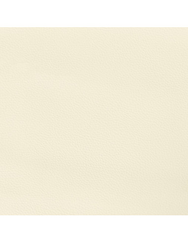 Giroletto con Testiera Crema 140x200 cm in Similpelle