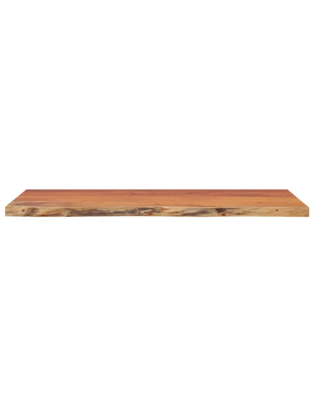 Piano Bagno 120x60x3,8 cm Rettangolare Legno Massello di Acacia