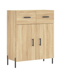 Credenza Rovere Sonoma 69,5x34x180 cm in Legno Multistrato 2