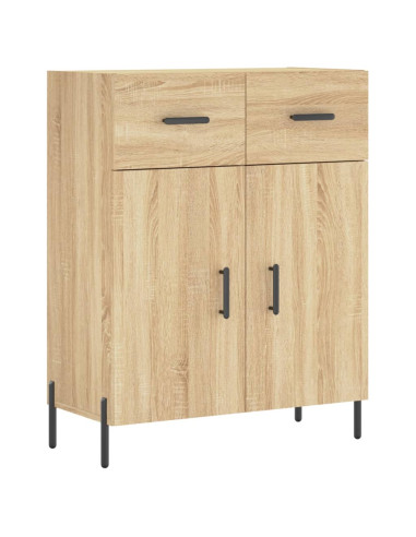 Credenza Rovere Sonoma 69,5x34x180 cm in Legno Multistrato