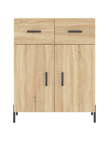 Credenza Rovere Sonoma 69,5x34x180 cm in Legno Multistrato