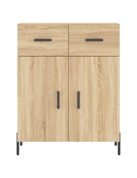 Credenza Rovere Sonoma 69,5x34x180 cm in Legno Multistrato