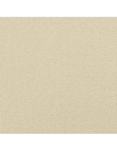 Giroletto senza Materasso Crema 200x200 cm in Tessuto