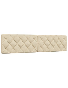 Giroletto con LED senza Materasso Crema 200x200 cm in Tessuto 2