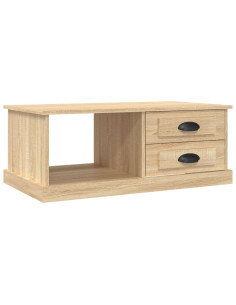 Tavolino da Salotto Rovere Sonoma 90x50x35 cm Legno Multistrato