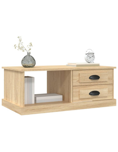 Tavolino da Salotto Rovere Sonoma 90x50x35 cm Legno Multistrato