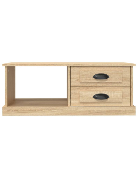 Tavolino da Salotto Rovere Sonoma 90x50x35 cm Legno Multistrato