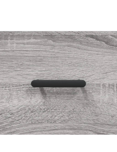 Credenza Grigio Sonoma 69,5x34x180 cm in Legno Multistrato