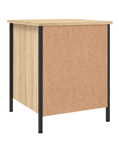 Comodino Rovere Sonoma 40x42x50 cm in Legno Multistrato