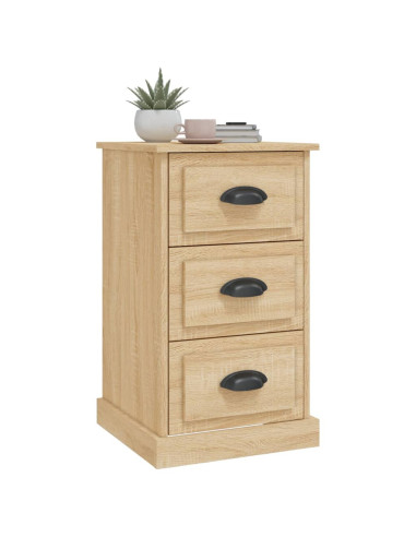 Comodino Rovere Sonoma 39x39x67 cm in Legno Multistrato