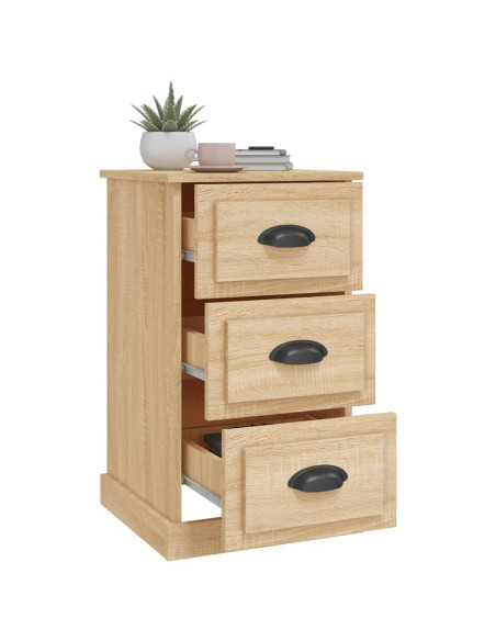 Comodino Rovere Sonoma 39x39x67 cm in Legno Multistrato