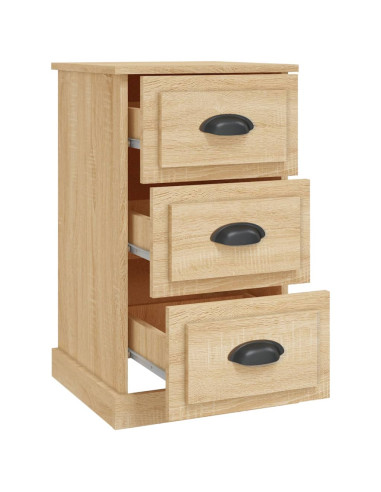 Comodino Rovere Sonoma 39x39x67 cm in Legno Multistrato