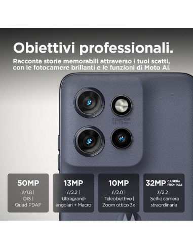 Motorola edge 50 Neo 16,1 cm (6.36") Doppia SIM Android 14 5G USB tipo-C 12 GB 512 GB 4310 mAh Grigio