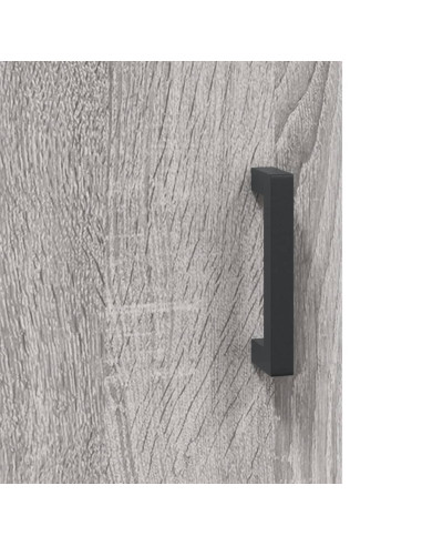 Credenza Grigio Sonoma 69,5x34x180 cm in Legno Multistrato