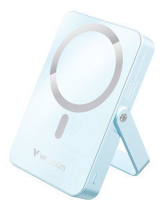 Verbatim Charge 'n' Go Magnetic Wireless Polimeri di litio (LiPo) 10000 mAh Carica wireless Blu