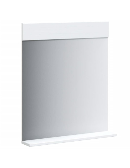 Set Mobili da Bagno 2 pz BERG Bianco in Legno Massello di Pino