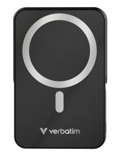Verbatim Charge 'n' Go Magnetic Wireless Polimeri di litio (LiPo) 10000 mAh Carica wireless Nero 2