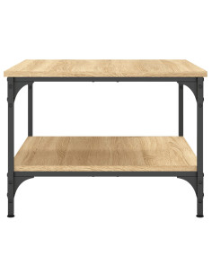 Tavolino da Salotto Rovere Sonoma 55x55x40 cm Legno Multistrato