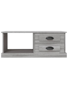 Tavolino da Salotto Grigio Sonoma 90x50x35 cm Legno Multistrato