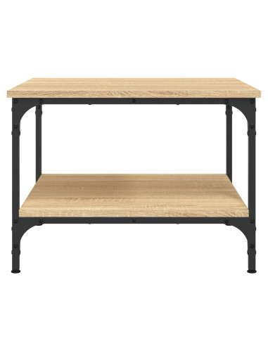 Tavolino da Salotto Rovere Sonoma 55x55x40 cm Legno Multistrato