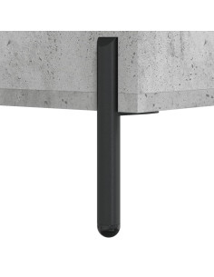 Credenza Grigio Cemento 69,5x34x180 cm in Legno Multistrato