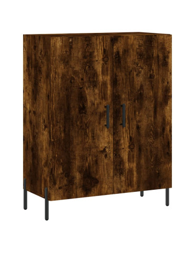 Credenza Rovere Fumo  69,5x34x180 cm in Legno Multistrato