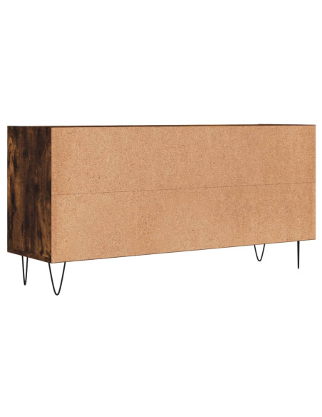 Mobile Porta TV Rovere Fumo 103,5x30x50 cm in Legno Multistrato