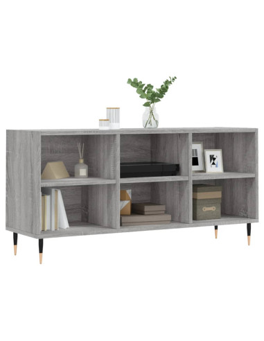 Mobile TV Grigio Sonoma 103,5x30x50 cm in Legno Multistrato