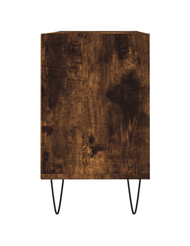 Mobile Porta TV Rovere Fumo 103,5x30x50 cm in Legno Multistrato