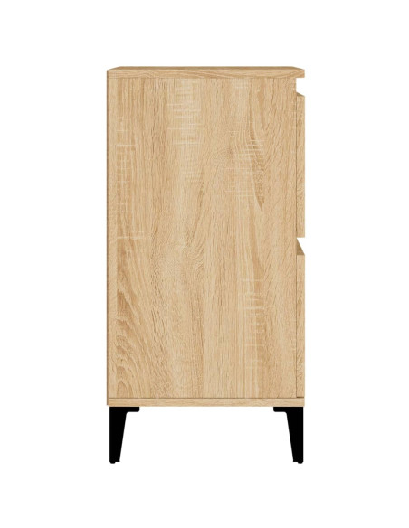 Credenze 3pz Rovere Sonoma 60x35x70 cm in Legno Multistrato