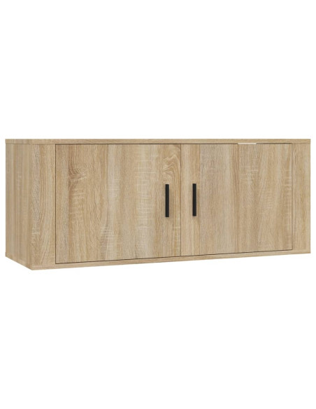 Set di Mobili Porta TV 6 pz Rovere Sonoma in Legno Multistrato