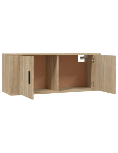 Mobili Porta TV a Parete 2 pz Rovere Sonoma 100x34,5x40 cm