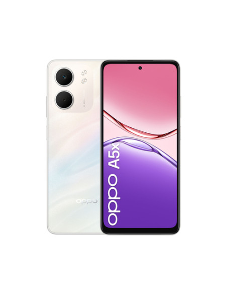 OPPO A5x Smartphone, Foto AI 32MP, Frontale 5MP, Display 6.67” 90HZ LCD HD+, 6000mAh, RAM 4(Esp1GB/2GB/4GB)+ROM 128GB (esp1TB)