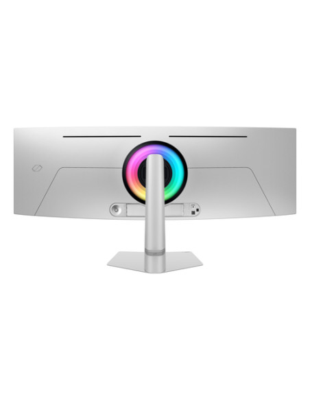 Samsung S49DG934SU Monitor PC 124,5 cm (49") 5120 x 1440 Pixel Dual QHD OLED Argento