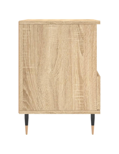 Comodino Rovere Sonoma 40x35x50 cm in Legno Multistrato