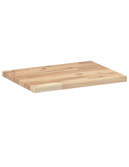 Ripiano a Parete 60x30x2 cm Legno Massello Acacia Non Trattato