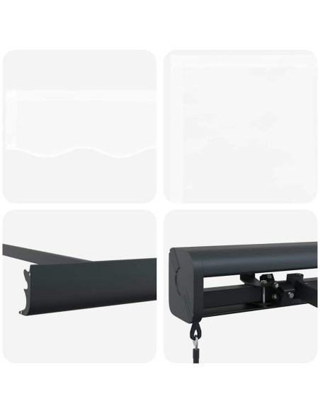 Tenda Manuale Retrattile Bianca 300x250 cm
