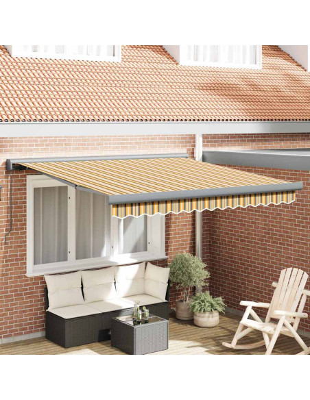 Tenda Retrattile Manuale a Rigoni Multicolore 350x250 cm