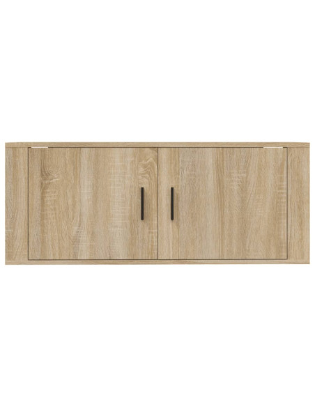 Mobile Porta TV a Parete rovere sonoma 100x34,5x40 cm
