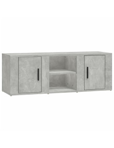 Mobile per TV Grigio Cemento 100x31,5x35 cm Legno Multistrato