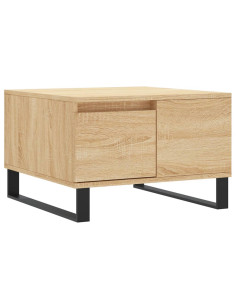 Tavolino Salotto Rovere Sonoma 55x55x36,5 cm Legno Multistrato 2