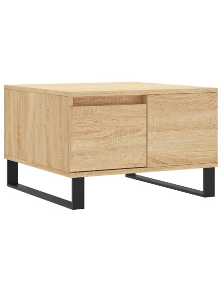 Tavolino Salotto Rovere Sonoma 55x55x36,5 cm Legno Multistrato