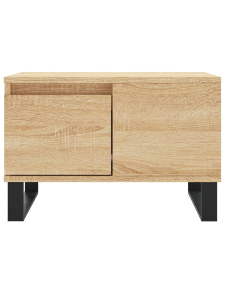 Tavolino Salotto Rovere Sonoma 55x55x36,5 cm Legno Multistrato