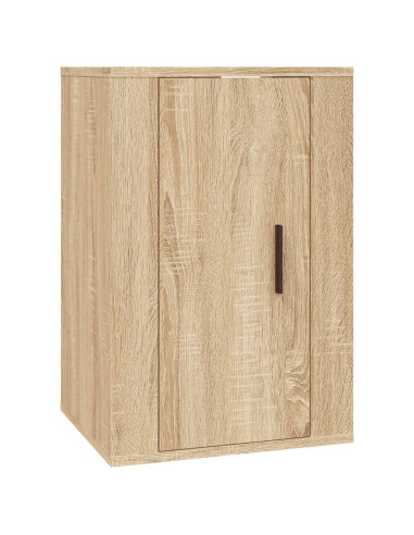 Set di Mobili Porta TV 2 pz Rovere Sonoma in Legno Multistrato