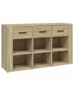 Credenza Rovere Sonoma 100x30x59,5 cm in Legno Multistrato