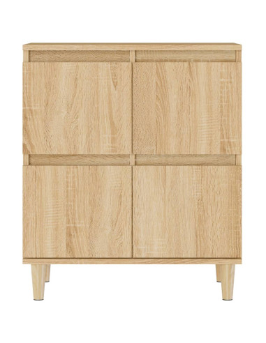 Credenze 3pz Rovere Sonoma 60x35x70 cm in Legno Multistrato