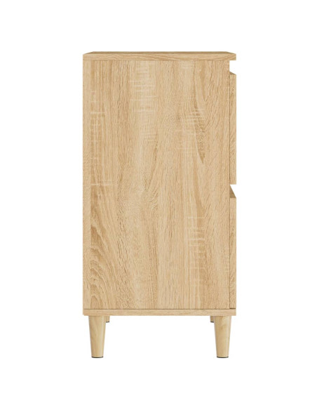 Credenze 3pz Rovere Sonoma 60x35x70 cm in Legno Multistrato