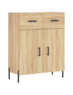 Credenza Rovere Sonoma 69,5x34x180 cm in Legno Multistrato