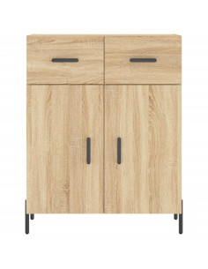 Credenza Rovere Sonoma 69,5x34x180 cm in Legno Multistrato 2